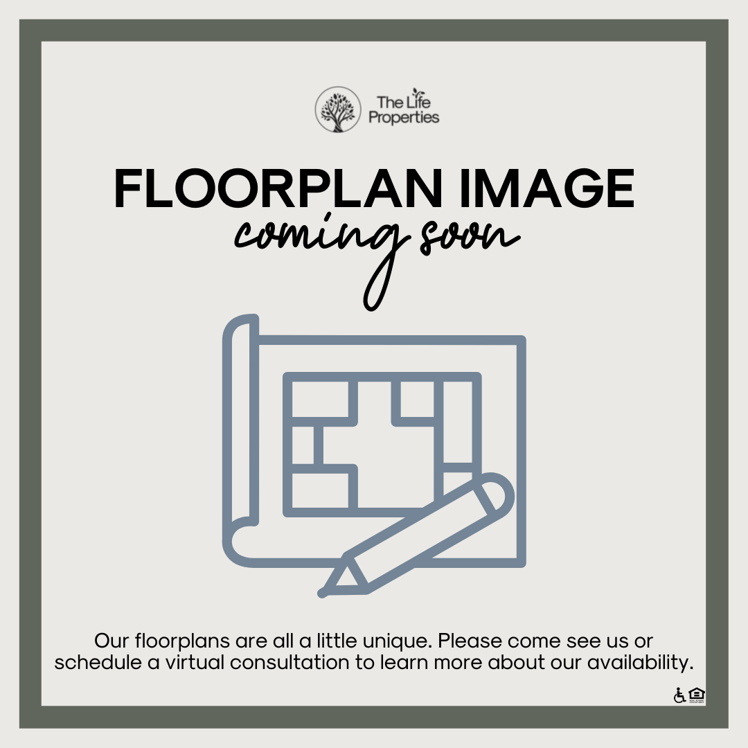 Floor plan layout diagram for 1x1 C Elite